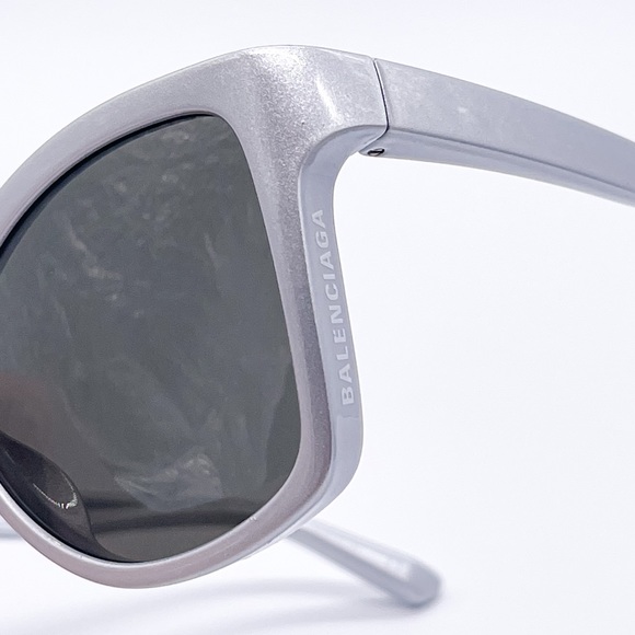 NEW BALENCIAGA BB0150S 003 WOMEN’S SUNGLASSES BB0150S SILVER - Picture 7 of 14